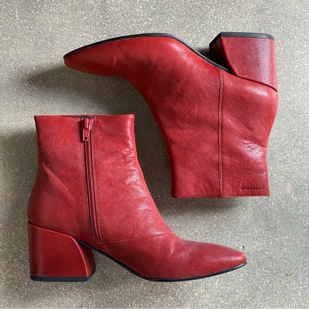 Vagabond Shoemakers Olivia Leather Boot Red size 37